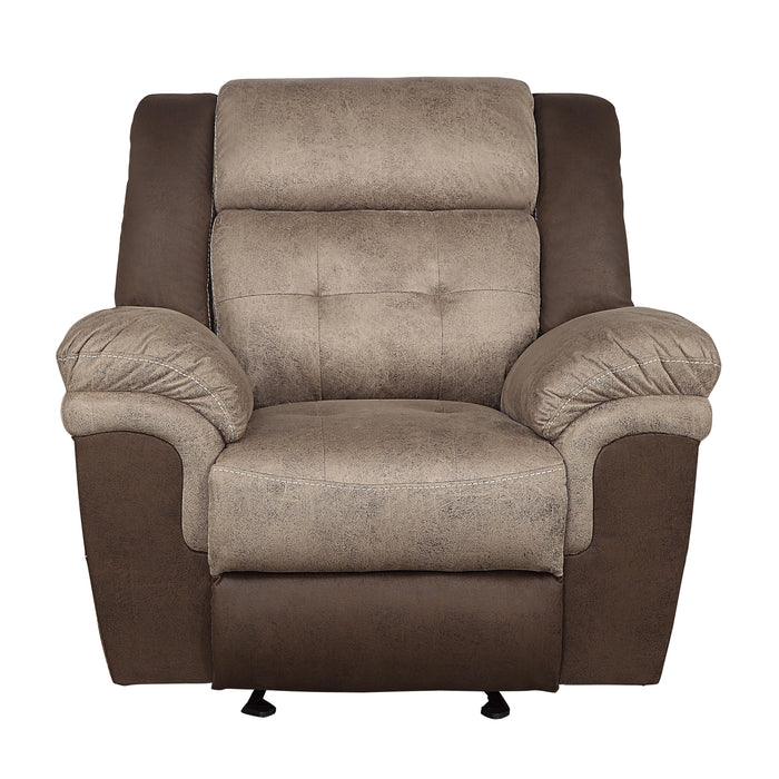 Homelegance Chai Glider Fabric Recliner 9980-1 IMAGE 1