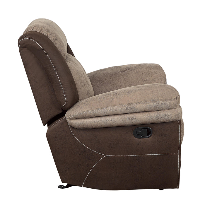 Homelegance Chai Glider Fabric Recliner 9980-1 IMAGE 3