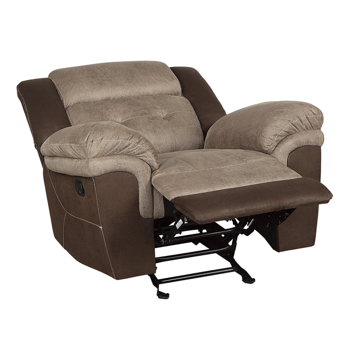 Homelegance Chai Glider Fabric Recliner 9980-1 IMAGE 5