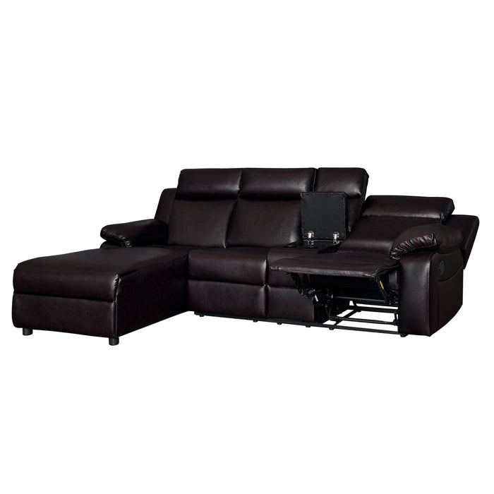 Homelegance Dalai Reclining Vinyl Sofa 9917DB-L/9917DB-R IMAGE 2