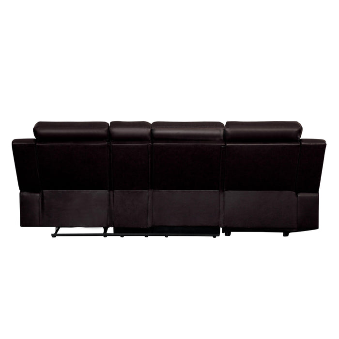 Homelegance Dalai Reclining Vinyl Sofa 9917DB-L/9917DB-R IMAGE 4