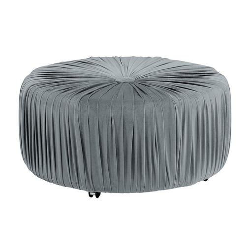 Homelegance Jaunt Fabric Ottoman 4555GY IMAGE 1