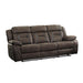 Homelegance Madrona Reclining Fabric Sofa 9989DB-3 IMAGE 2