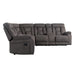 Homelegance Rosnay Reclining Fabric 3 pc Sectional 9914CH*SC IMAGE 2