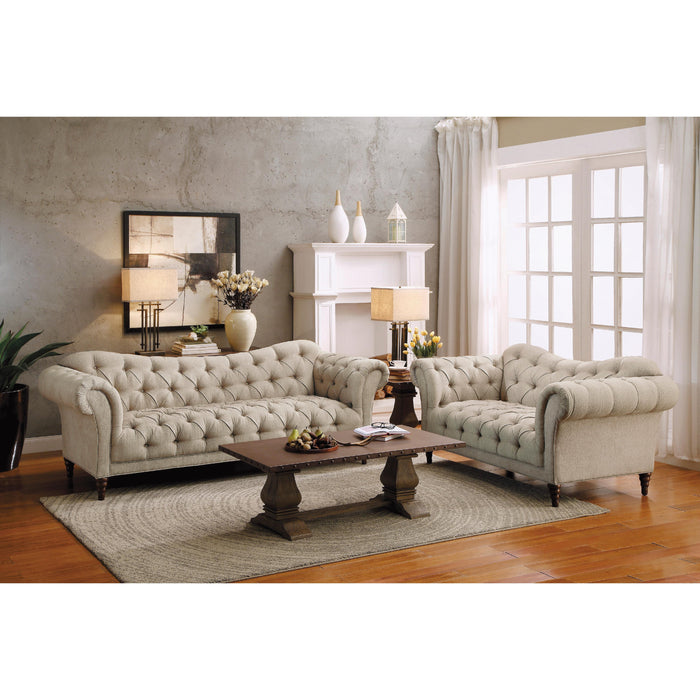 Homelegance St. Claire Stationary Fabric Sofa 8469-3 IMAGE 7