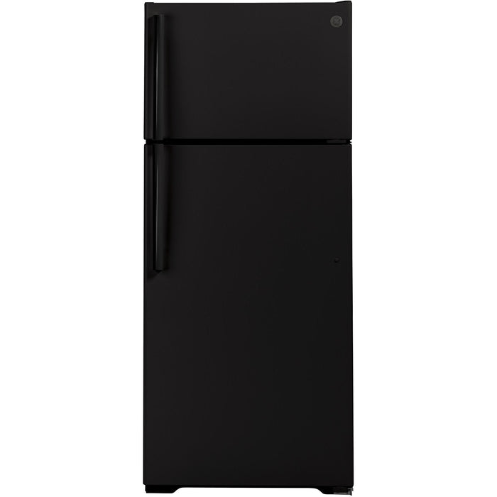 GE 28-inch, 17.5 cu. ft. Top Freezer Refrigerator GTS18HGNRBB IMAGE 1