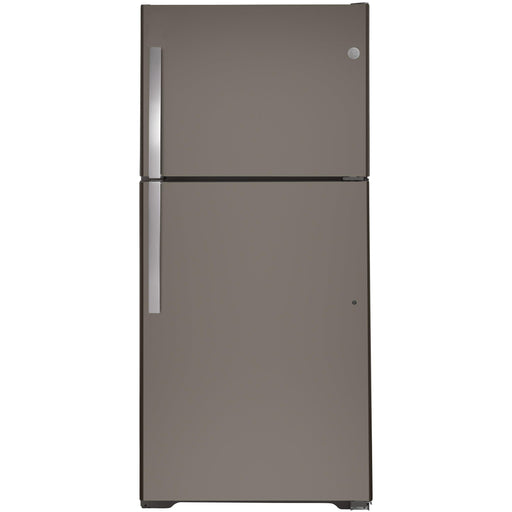 GE 33-inch, 21.9 cu.ft. Freestanding Top Freezer Refrigerator with Upfront Fresh Food Temperature Controls GTS22KMNRES IMAGE 1