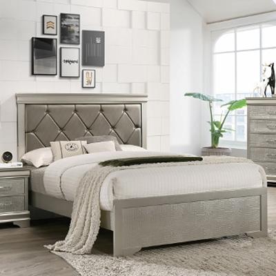 Crown Mark Amalia Twin Upholstered Panel Bed B6910-T-HBFB/B6910-FT-RAIL IMAGE 1