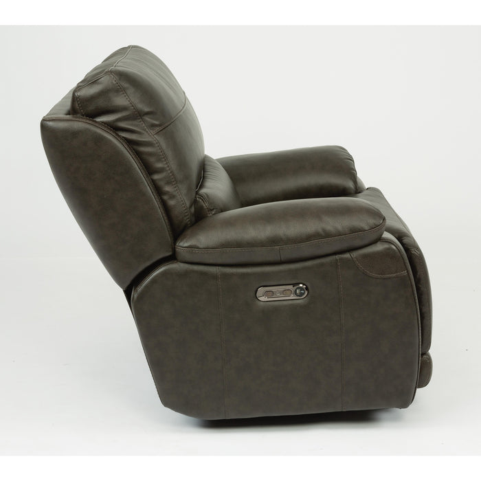 Flexsteel Horizon Power Glider Leather Recliner 1933-54PH 637-70 IMAGE 4