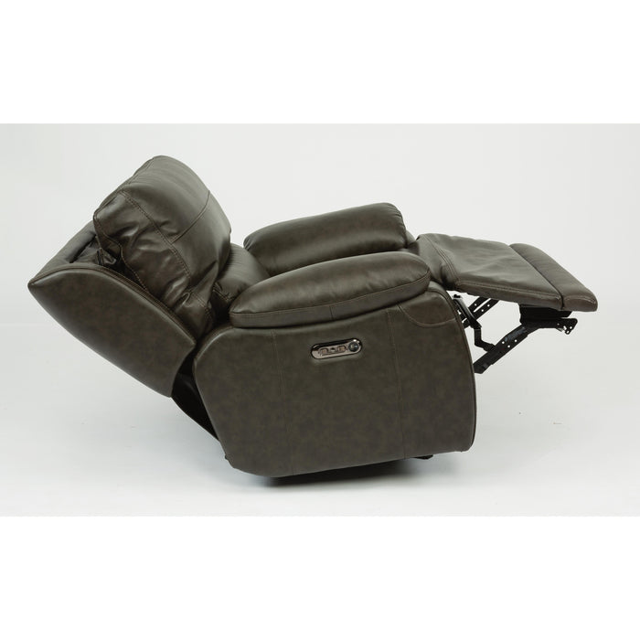 Flexsteel Horizon Power Glider Leather Recliner 1933-54PH 637-70 IMAGE 5