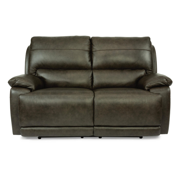 Flexsteel Horizon Power Reclining Leather Loveseat 1933-60PH 637-70 IMAGE 1