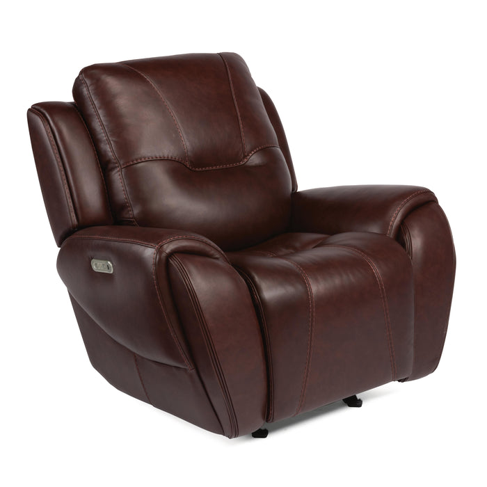 Flexsteel Trip Power Glider Leather Match Recliner 1134-54PH 297-70 IMAGE 1