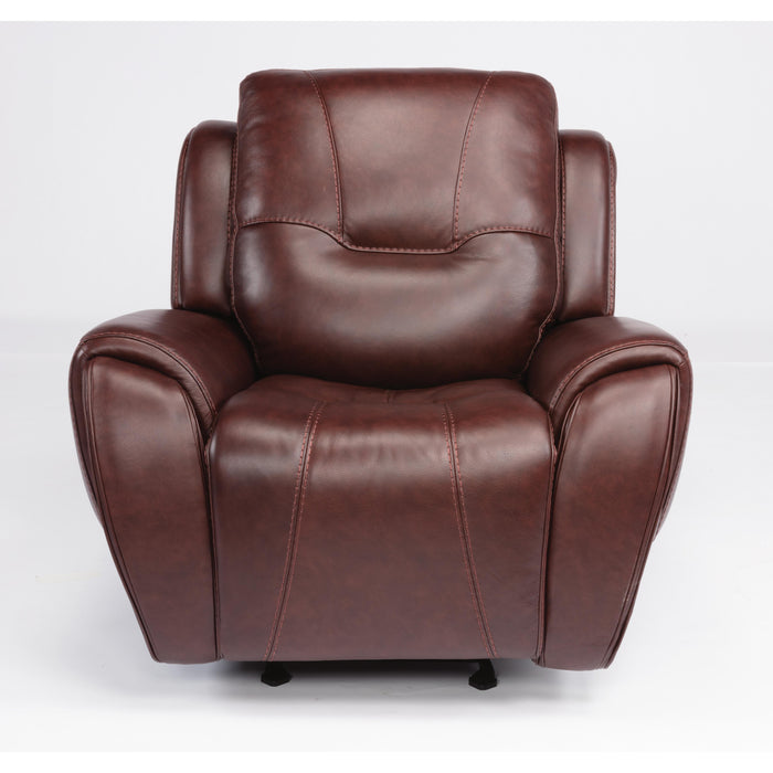 Flexsteel Trip Power Glider Leather Match Recliner 1134-54PH 297-70 IMAGE 3