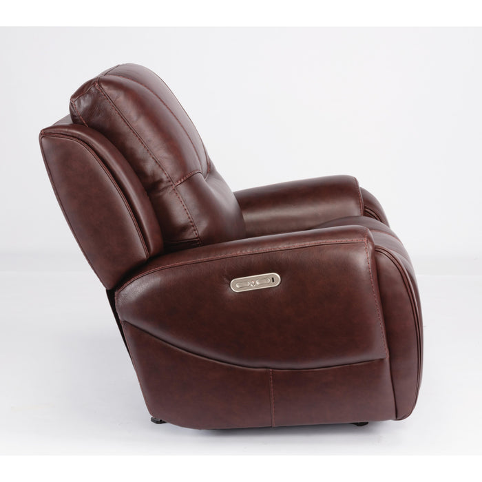 Flexsteel Trip Power Glider Leather Match Recliner 1134-54PH 297-70 IMAGE 4