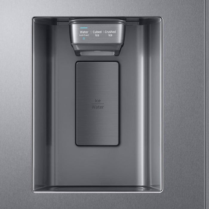 Samsung 36-inch, 22 cu.ft. Counter-Depth Side-by-Side Refrigerator with External Water and Ice Dispensing System RS22T5201SR/AA IMAGE 6