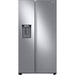 Samsung 36-inch, 27.4 cu.ft. Freestanding Side-by-Side Refrigerator with External Water and Ice Dispensing System RS27T5200SR/AA IMAGE 1