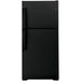 GE 30-inch, 19.2 cu. ft. Top Freezer Refrigerator with edge-to-edge glass shelves GTE19JTNRBB IMAGE 1