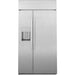 GE Profile 42-inch, 24.5 cu. ft. Side-by-Side Refrigerator with Dispenser PSB42YSNSS IMAGE 1