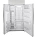 GE Profile 42-inch, 24.5 cu. ft. Side-by-Side Refrigerator with Dispenser PSB42YSNSS IMAGE 2