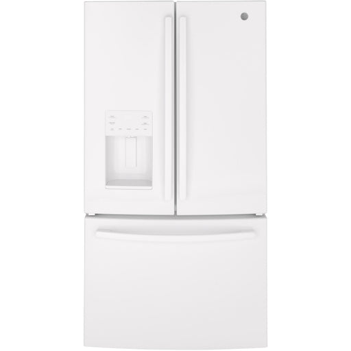 GE 36-inch, 25.6 cu. ft. French 3-Door Refrigerator GFE26JGMWW IMAGE 1