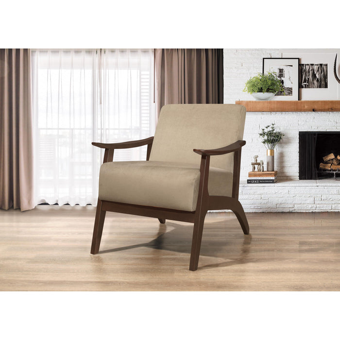 Homelegance Carlson Stationary Fabric Accent Chair 1032BR-1 IMAGE 5