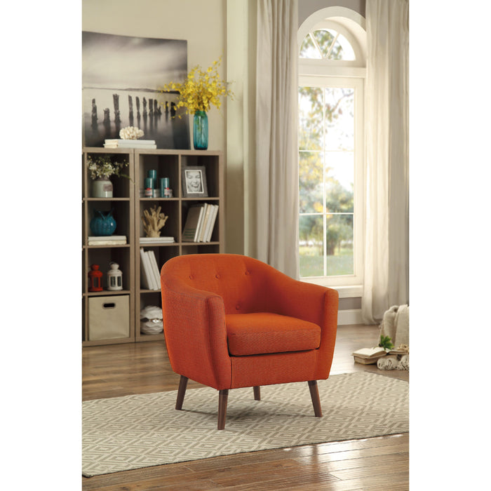 Homelegance Lucille Stationary Fabric Accent Chair 1192RN IMAGE 5