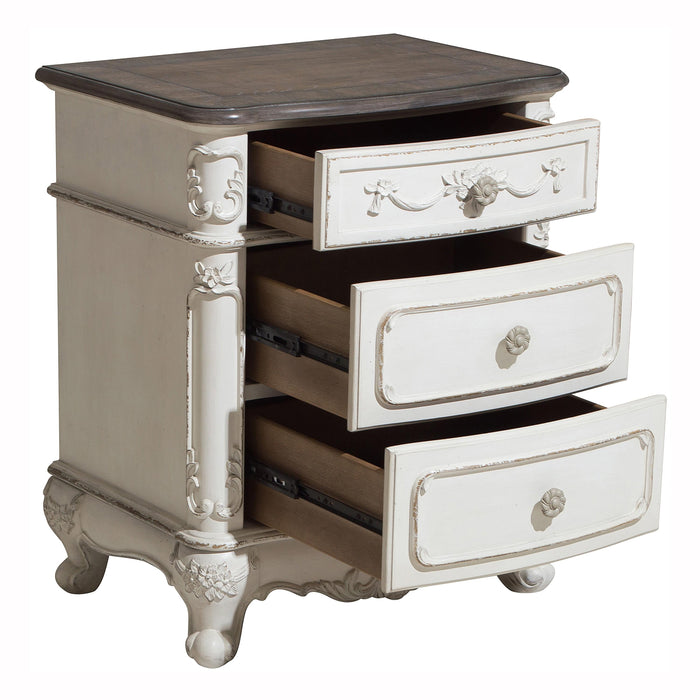 Homelegance Cinderella 3-Drawer Kids Nightstand 1386NW-4 IMAGE 3