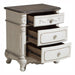 Homelegance Cinderella 3-Drawer Kids Nightstand 1386NW-4 IMAGE 3