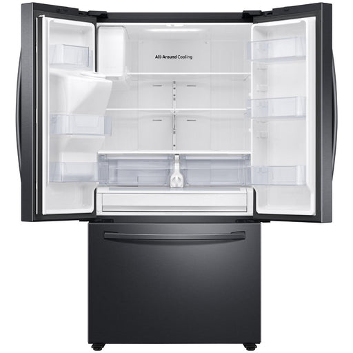 Samsung 36-inch, 27 cu.ft. French 3-Door Refrigerator with Water and Ice dispenser System RF27T5201SG/AA IMAGE 2