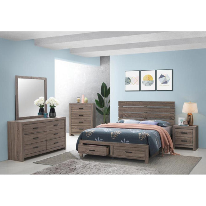 Coaster Furniture Brantford King Panel Bed with Storage 207040KE IMAGE 2