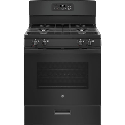 GE 30-inch Freestanding Gas Range with Precise Simmer Burner JGBS61DPBB IMAGE 1