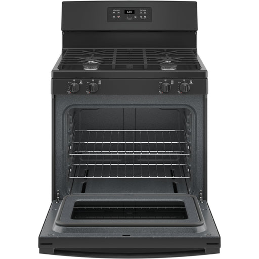 GE 30-inch Freestanding Gas Range with Precise Simmer Burner JGBS61DPBB IMAGE 2