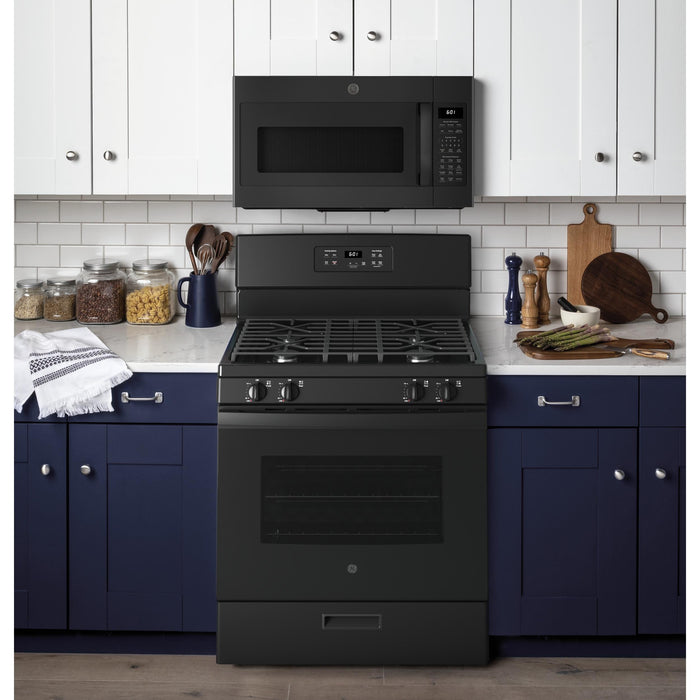 GE 30-inch Freestanding Gas Range with Precise Simmer Burner JGBS61DPBB IMAGE 5