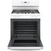 GE 30-inch Freestanding Gas Range with Precise Simmer Burner JGBS61DPWW IMAGE 2