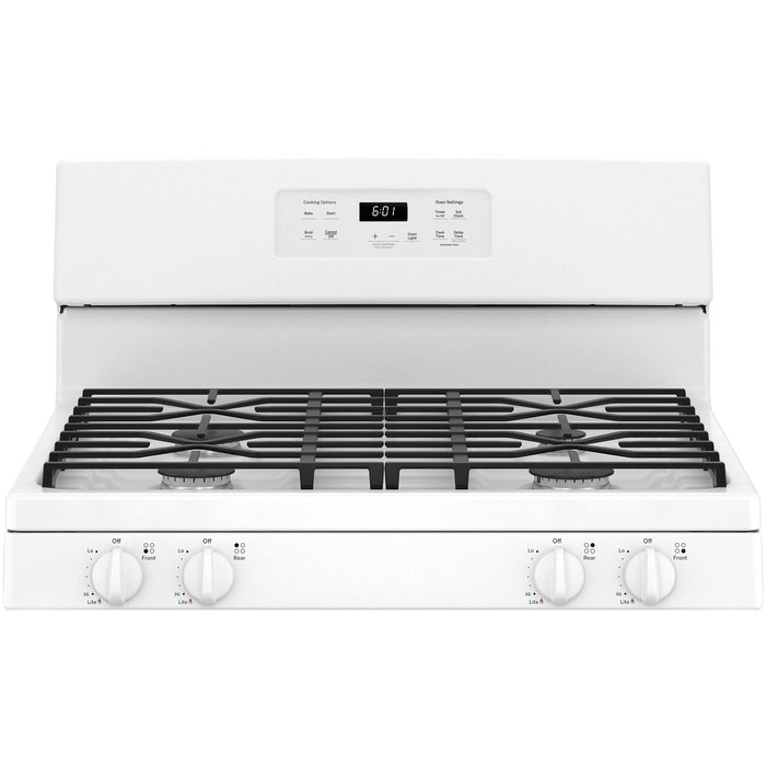 GE 30-inch Freestanding Gas Range with Precise Simmer Burner JGBS61DPWW IMAGE 4