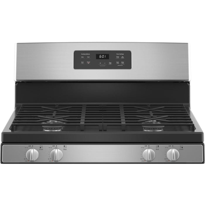 GE 30-inch Freestanding Gas Range with Precise Simmer Burner JGBS61RPSS IMAGE 3