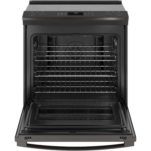 GE Profile 30-inch Slide-In Electric Range with Convection PSS93BPTS IMAGE 2