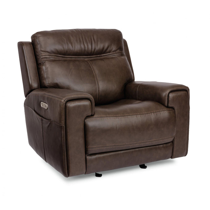 Flexsteel Bravo Power Glider Leather Match Recliner 1180-54PH-297-82 IMAGE 2