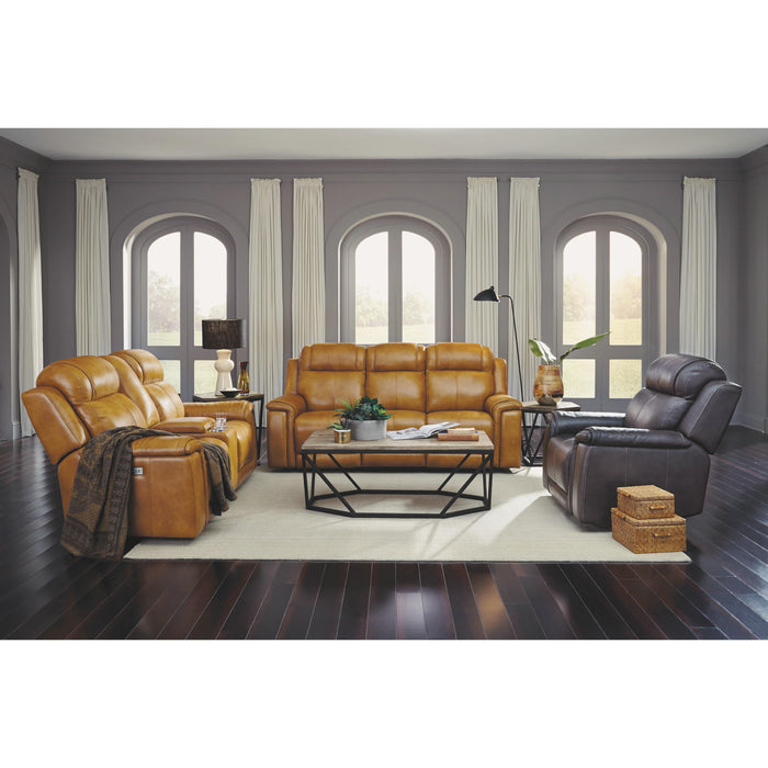 Flexsteel Kingsley Power Reclining Leather Match Sofa 1128-62PH-295-72 IMAGE 6