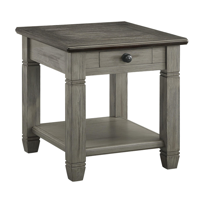 Homelegance Granby End Table 5627GY-04 IMAGE 2