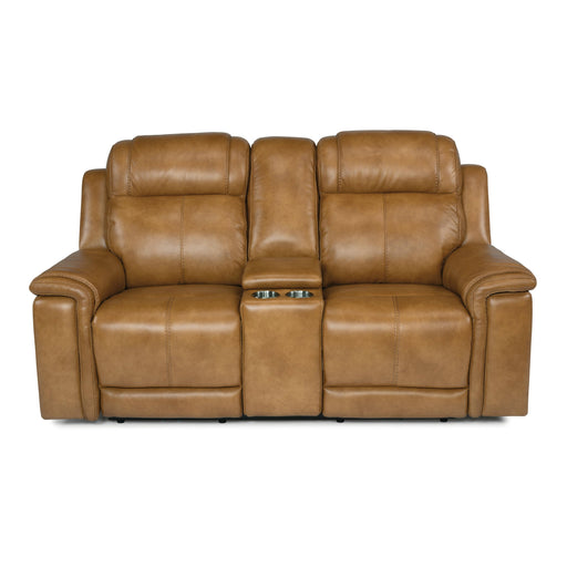 Flexsteel Kingsley Power Reclining Leather Match Loveseat 1128-64PH-295-72 IMAGE 1