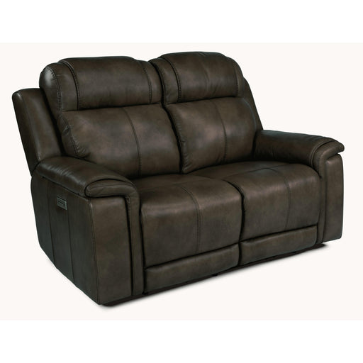 Flexsteel Kingsley Power Reclining Leather Match Loveseat 1128-60PH-295-02 IMAGE 1