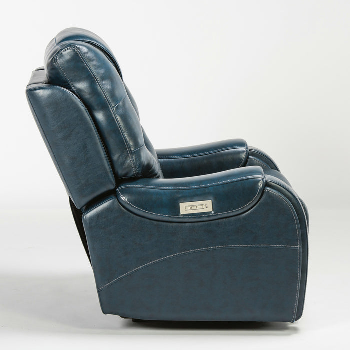 Flexsteel Sinclair Power Leather Match Recliner 1528-50PH-821-40 IMAGE 4