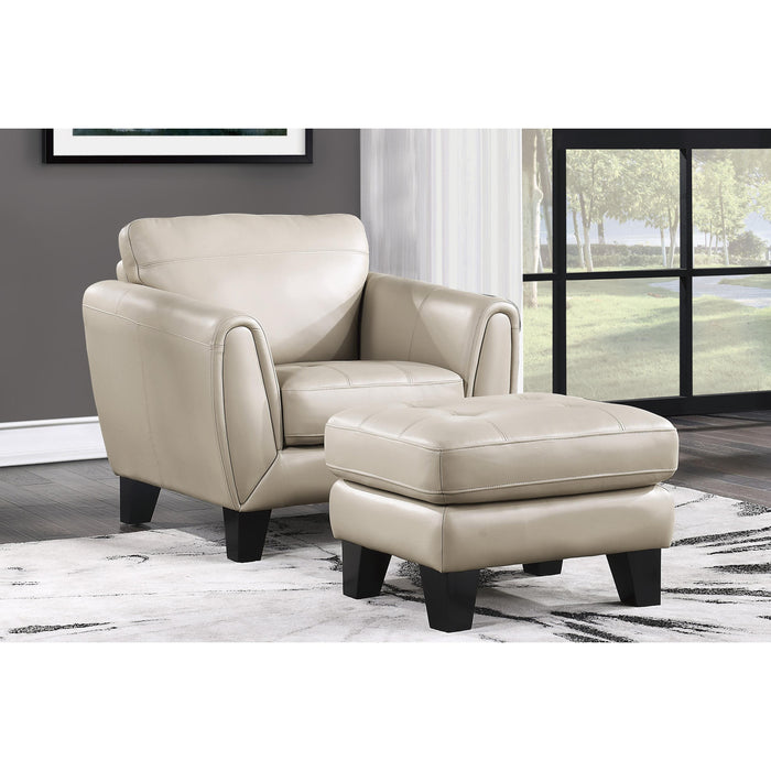 Homelegance Spivey Leather Ottoman 9460BE-4 IMAGE 3