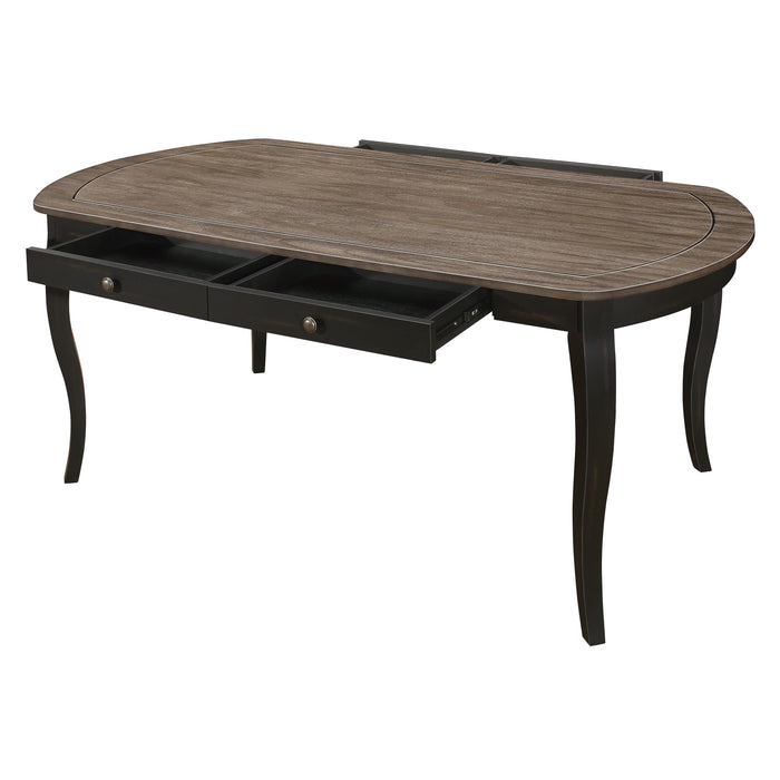 Homelegance Oval Coring Dining Table 5704-72 IMAGE 4