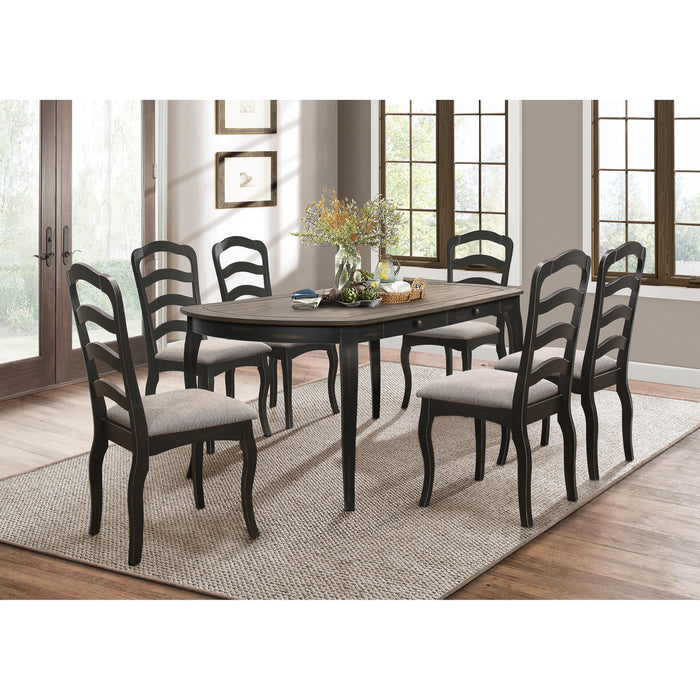 Homelegance Oval Coring Dining Table 5704-72 IMAGE 6