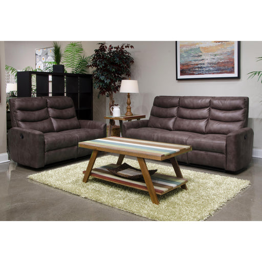 Catnapper Gill Power Reclining Leather Look Loveseat 62642 1309-09 IMAGE 2