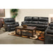 Catnapper Camden Power Fabric and Leather Look Recliner with Wall Recline 64080-7 1152-08/1252-08 IMAGE 3