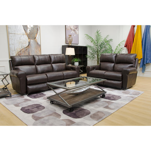 Catnapper Torretta Power Reclining Leather Match Loveseat 64572 1273-89/3073-89 IMAGE 2