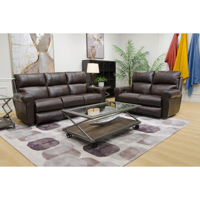 Catnapper Torretta Power Reclining Leather Match Loveseat 64572 1273-89/3073-89 IMAGE 2